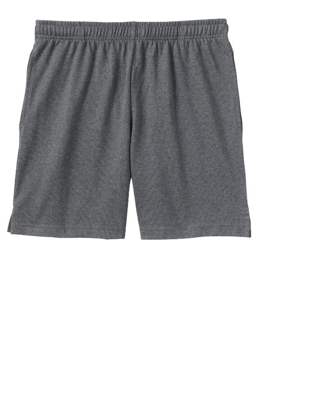 Lands' End Men's Charcoal Gray Cotton Jersey Knit Drawstring Elastic Waist 8"
